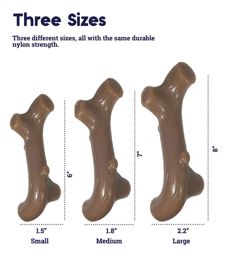 Petstages Liver Branch Stick Dog Chew Toy â€“ Beef Liver Flavor, Stick Alternative, Durable Nylon Design, Large - Image 5